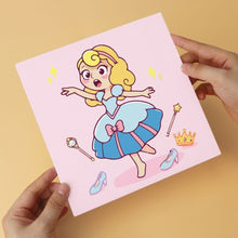 Load image into Gallery viewer, Mini Paint by Numbers Set 20x20cm (6 pieces) - Fairytale Moments
