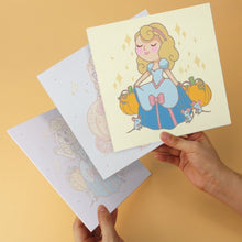 Load image into Gallery viewer, Mini Paint by Numbers Set 20x20cm (6 pieces) - Fairytale Moments