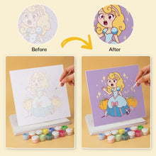 Load image into Gallery viewer, Mini Paint by Numbers Set 20x20cm (6 pieces) - Fairytale Moments