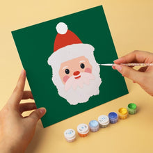 Load image into Gallery viewer, Mini Paint by Numbers Set 20x20cm (6 pieces) - Christmas Portraits