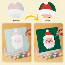 Load image into Gallery viewer, Mini Paint by Numbers Set 20x20cm (6 pieces) - Christmas Portraits