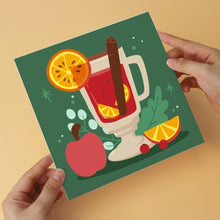 Load image into Gallery viewer, Mini Paint by Numbers Set 20x20cm (6 pieces) - Spiced Winter Sips
