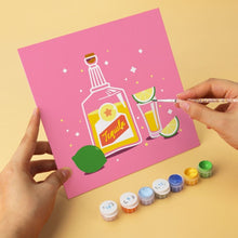 Load image into Gallery viewer, Mini Paint by Numbers Set 20x20cm (6 pieces) - Mixed and Vivid