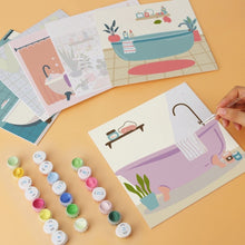 Load image into Gallery viewer, Mini Paint by Numbers Set 20x20cm (6 pieces) - Soak and Style