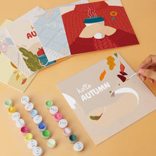 Load image into Gallery viewer, Mini Paint by Numbers Set 20x20cm (6 pieces) - Autumn Notes