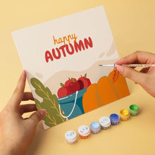 Load image into Gallery viewer, Mini Paint by Numbers Set 20x20cm (6 pieces) - Autumn Notes