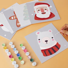 Load image into Gallery viewer, Mini Paint by Numbers Set 20x20cm (6 pieces) - Classic Xmas Set