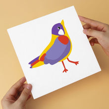 Load image into Gallery viewer, Mini Paint by Numbers Set 20x20cm (6 pieces) - Tropical Birds