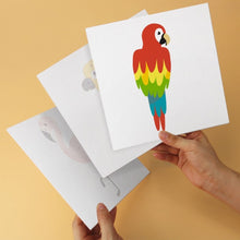 Load image into Gallery viewer, Mini Paint by Numbers Set 20x20cm (6 pieces) - Tropical Birds