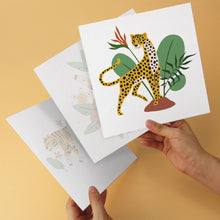 Load image into Gallery viewer, Mini Paint by Numbers Set 20x20cm (6 pieces) - Jungle Tiger