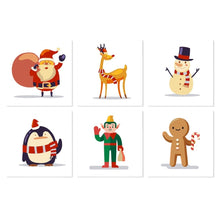 Load image into Gallery viewer, Mini Paint by Numbers Set 20x20cm (6 pieces) - Mini Christmas Friends Figured'Art