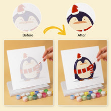 Load image into Gallery viewer, Mini Paint by Numbers Set 20x20cm (6 pieces) - Mini Christmas Friends