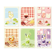 Load image into Gallery viewer, Mini Paint by Numbers Set 15x20cm (6 pieces) - Aperitivo Hour Figured'Art