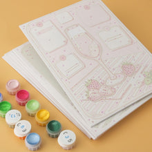 Load image into Gallery viewer, Mini Paint by Numbers Set 15x20cm (6 pieces) - Aperitivo Hour