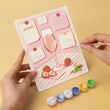 Load image into Gallery viewer, Mini Paint by Numbers Set 15x20cm (6 pieces) - Aperitivo Hour