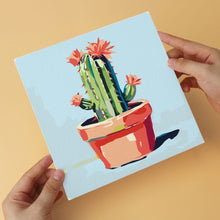 Load image into Gallery viewer, Mini Paint by Numbers Set 20x20cm (6 pieces) - Prickly and Pretty