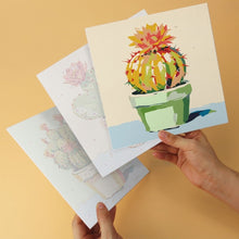 Load image into Gallery viewer, Mini Paint by Numbers Set 20x20cm (6 pieces) - Prickly and Pretty