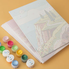 Load image into Gallery viewer, Mini Paint by Numbers Set 15x20cm (6 pieces) - Nature's Palette
