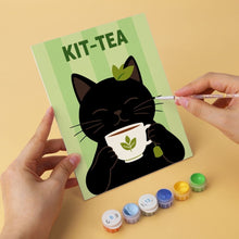 Load image into Gallery viewer, Mini Paint by Numbers Set 15x20cm (6 pieces) - Meowgic