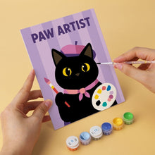 Load image into Gallery viewer, Mini Paint by Numbers Set 15x20cm (6 pieces) - Cute and Curious