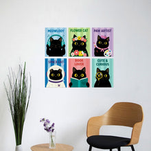 Load image into Gallery viewer, Mini Paint by Numbers Set 15x20cm (6 pieces) - Cute and Curious