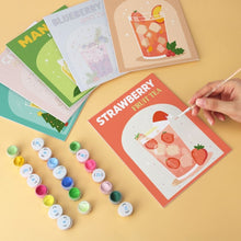 Load image into Gallery viewer, Mini Paint by Numbers Set 15x20cm (6 pieces) - Sip in Style