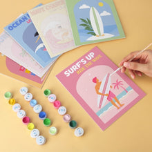 Load image into Gallery viewer, Mini Paint by Numbers Set 15x20cm (6 pieces) - Seaside Wanderlust