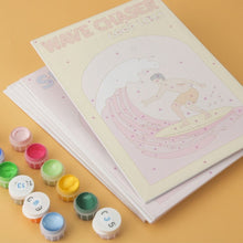 Load image into Gallery viewer, Mini Paint by Numbers Set 15x20cm (6 pieces) - Seaside Wanderlust