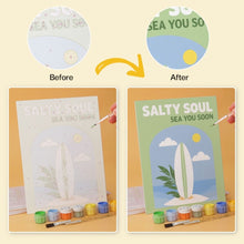 Load image into Gallery viewer, Mini Paint by Numbers Set 15x20cm (6 pieces) - Seaside Wanderlust