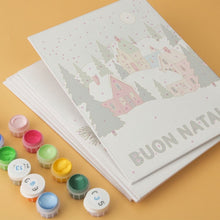 Load image into Gallery viewer, Mini Paint by Numbers Set 15x20cm (6 pieces) - Warm Wishes Collection