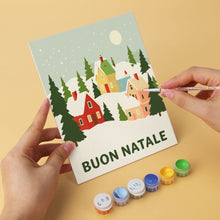 Load image into Gallery viewer, Mini Paint by Numbers Set 15x20cm (6 pieces) - Warm Wishes Collection