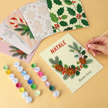 Load image into Gallery viewer, Mini Paint by Numbers Set 15x20cm (6 pieces) - Christmas Details