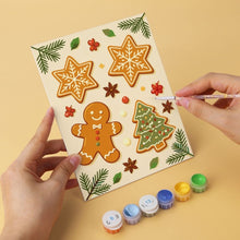 Load image into Gallery viewer, Mini Paint by Numbers Set 15x20cm (6 pieces) - Christmas Details