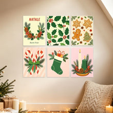 Load image into Gallery viewer, Mini Paint by Numbers Set 15x20cm (6 pieces) - Christmas Details