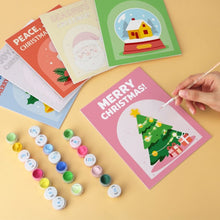 Load image into Gallery viewer, Mini Paint by Numbers Set 15x20cm (6 pieces) - Christmas Cheer 1