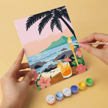 Load image into Gallery viewer, Mini Paint by Numbers Set 15x20cm (6 pieces) - Endless Summer