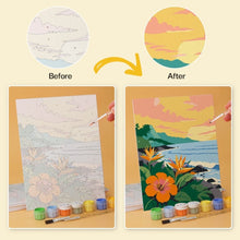 Load image into Gallery viewer, Mini Paint by Numbers Set 15x20cm (6 pieces) - Endless Summer