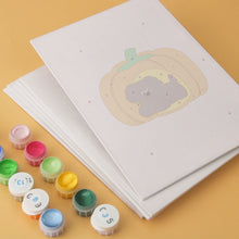 Load image into Gallery viewer, Mini Paint by Numbers Set 15x20cm (6 pieces) - Fluffy Friends
