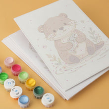 Load image into Gallery viewer, Mini Paint by Numbers Set 15x20cm (6 pieces) - Playful Pups