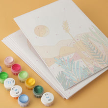 Load image into Gallery viewer, Mini Paint by Numbers Set 15x20cm (6 pieces) - Warm Sands