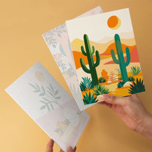 Load image into Gallery viewer, Mini Paint by Numbers Set 15x20cm (6 pieces) - Warm Sands