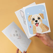 Load image into Gallery viewer, Mini Paint by Numbers Set 15x20cm (6 pieces) - Dogs Portraits