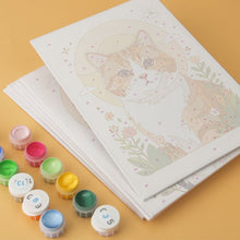 Load image into Gallery viewer, Mini Paint by Numbers Set 15x20cm (6 pieces) - Animal Portraits