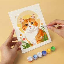 Load image into Gallery viewer, Mini Paint by Numbers Set 15x20cm (6 pieces) - Animal Portraits
