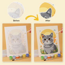 Load image into Gallery viewer, Mini Paint by Numbers Set 15x20cm (6 pieces) - Animal Portraits