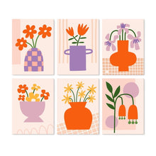 Load image into Gallery viewer, Mini Paint by Numbers Set 15x20cm (6 pieces) - Pattern and Petals Figured'Art