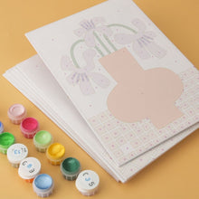 Load image into Gallery viewer, Mini Paint by Numbers Set 15x20cm (6 pieces) - Pattern and Petals