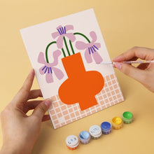 Load image into Gallery viewer, Mini Paint by Numbers Set 15x20cm (6 pieces) - Pattern and Petals