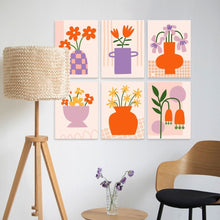 Load image into Gallery viewer, Mini Paint by Numbers Set 15x20cm (6 pieces) - Pattern and Petals