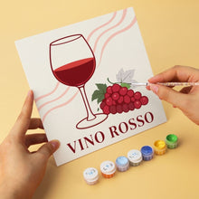 Load image into Gallery viewer, Mini Paint by Numbers Set 20x20cm (6 pieces) - La Vie en Rose